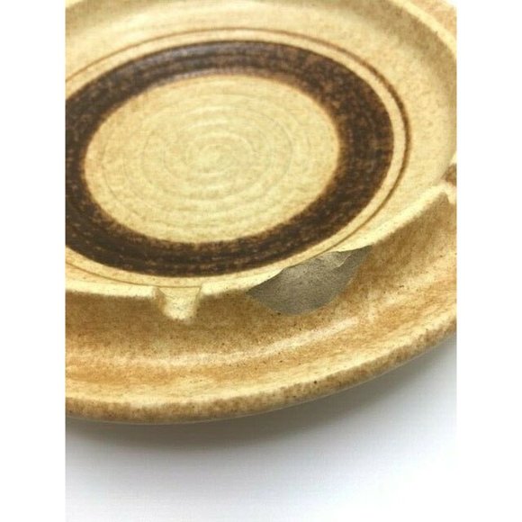 Vintage Pottery Craft 395 Large Ashtray Ceramic Dish Trinket Catch All Made USA - Picture 3 of 5